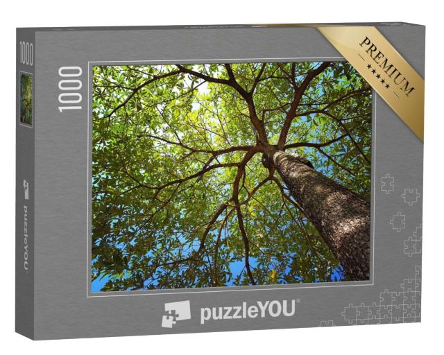 Puzzle 1000 Teile „Eine Baumkrone im Sommer “
