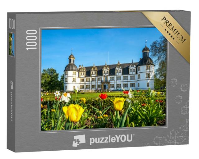 Puzzle 1000 Teile „Schloss Neuhaus bei Paderborn, Deutschland“