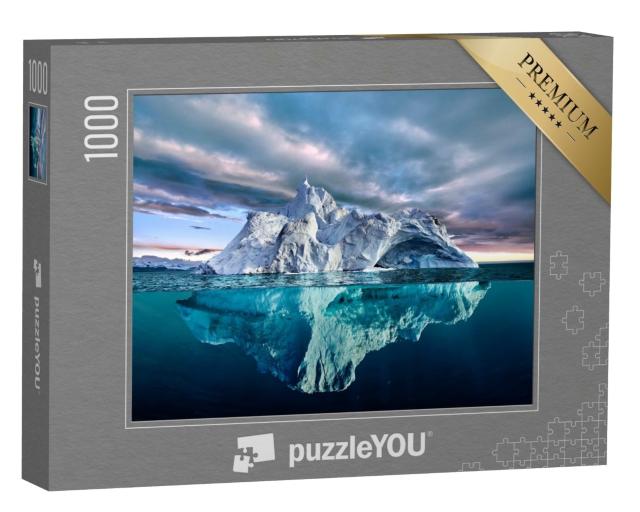 Puzzle 1000 Teile „Eisberg, Grönland“