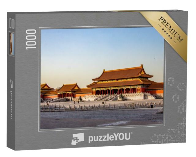 Puzzle 1000 Teile „Die Verbotene Stadt, der alte Palast in Peking“