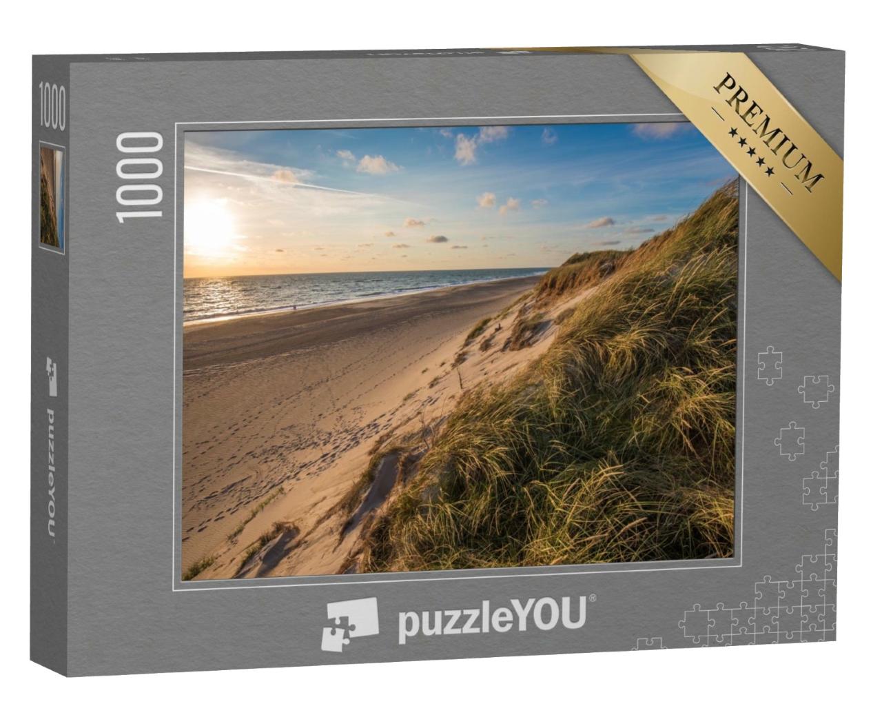 Puzzle 1000 Teile „Nordseestrand, Küste Jütlands, Dänemark“