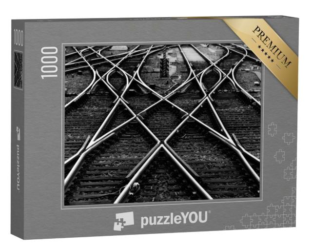 Puzzle 1000 Teile „Der Hauptbahnhof Frankfurt am Main“