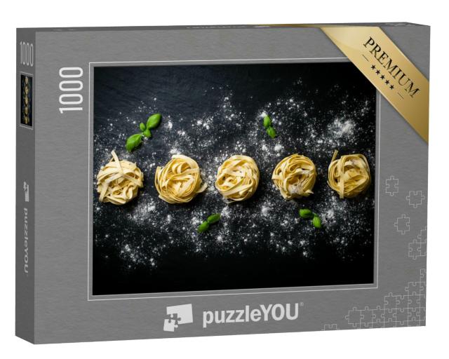 Puzzle 1000 Teile „Nudelnester, frisch und hausgemacht“