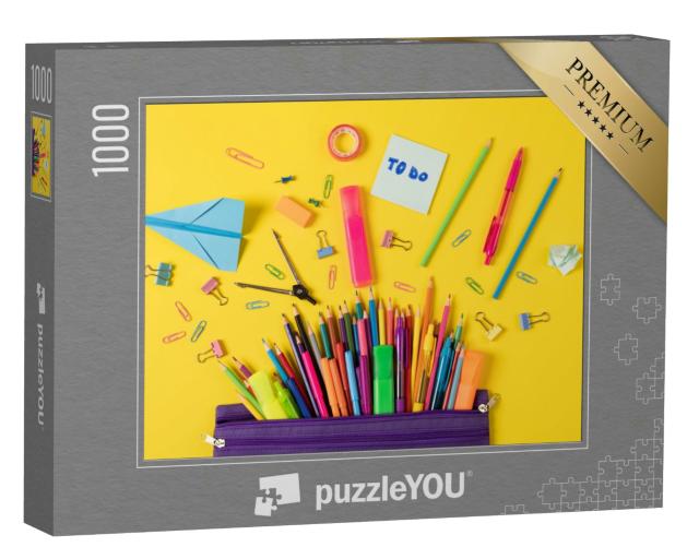 Puzzle 1000 Teile „Büromaterial“
