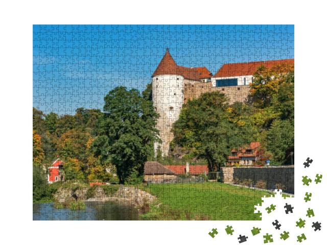 Puzzle 1000 Teile „Burgwasserturm Bautzen, Deutschland“