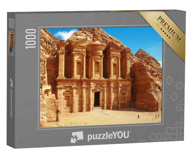 Puzzle 1000 Teile „Antiker Tempel in Petra, Jordanien“