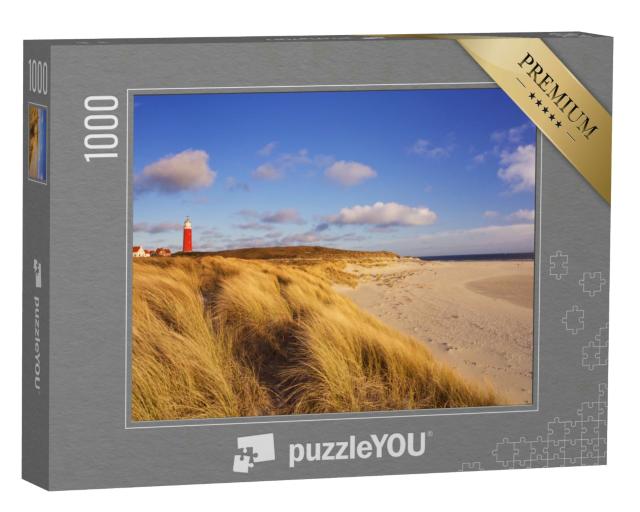 Puzzle 1000 Teile „Der Leuchtturm der Insel Texel in den Niederlanden“