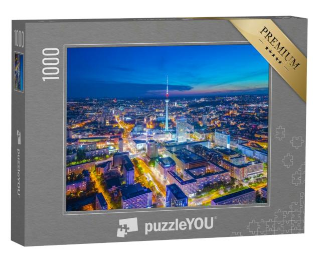 Puzzle 1000 Teile „Berlin bei Nacht“