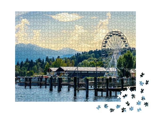 Puzzle 1000 Teile „Chiemsee in Bayern, Deutschland“