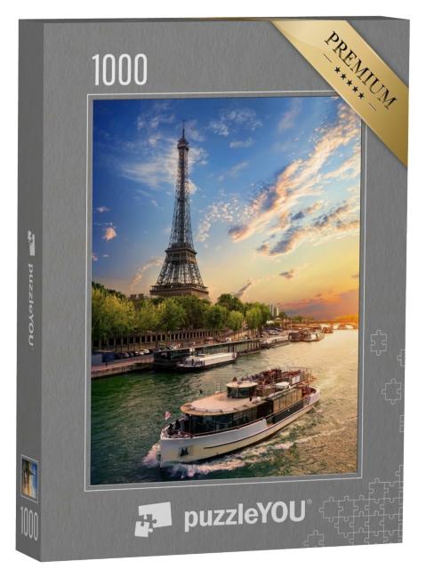 Puzzle 1000 Teile „Paris im Abendlicht“