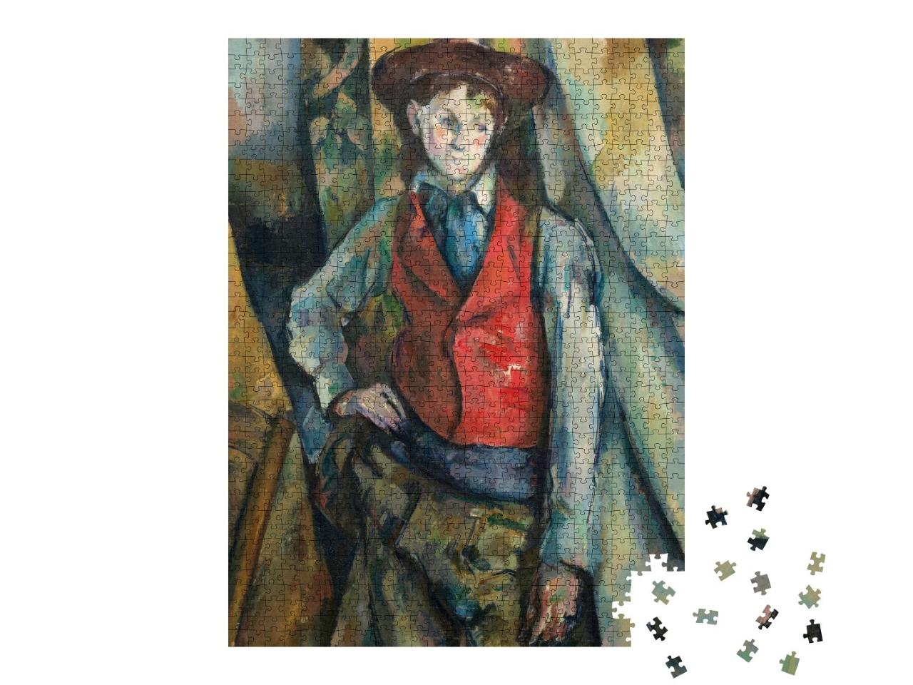 Puzzle 1000 Teile „Paul Cézanne - Junge in roter Weste“