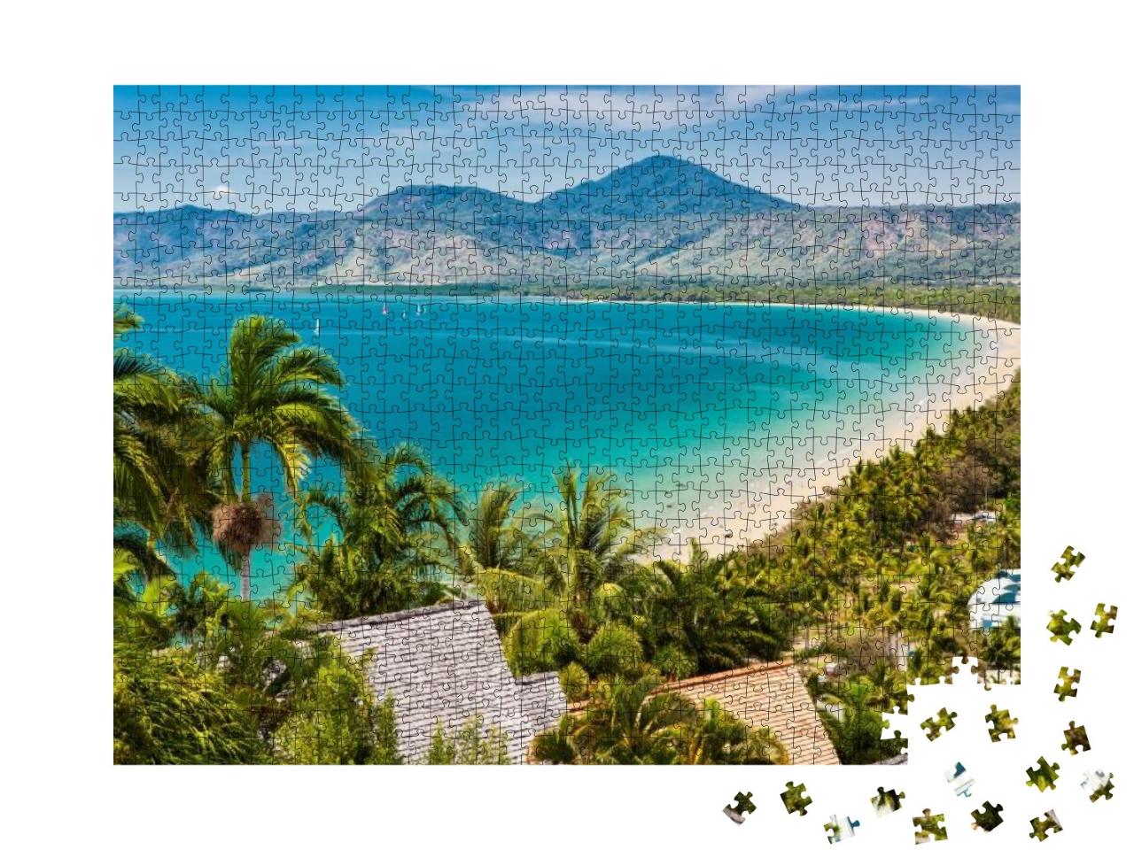 Puzzle 1000 Teile „Port Douglas Strand und Meer an einem sonnigen Tag, Queensland, Australien“