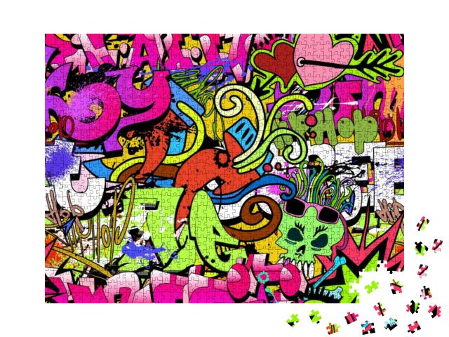 Puzzle 1000 Teile „Graffiti Kunst“