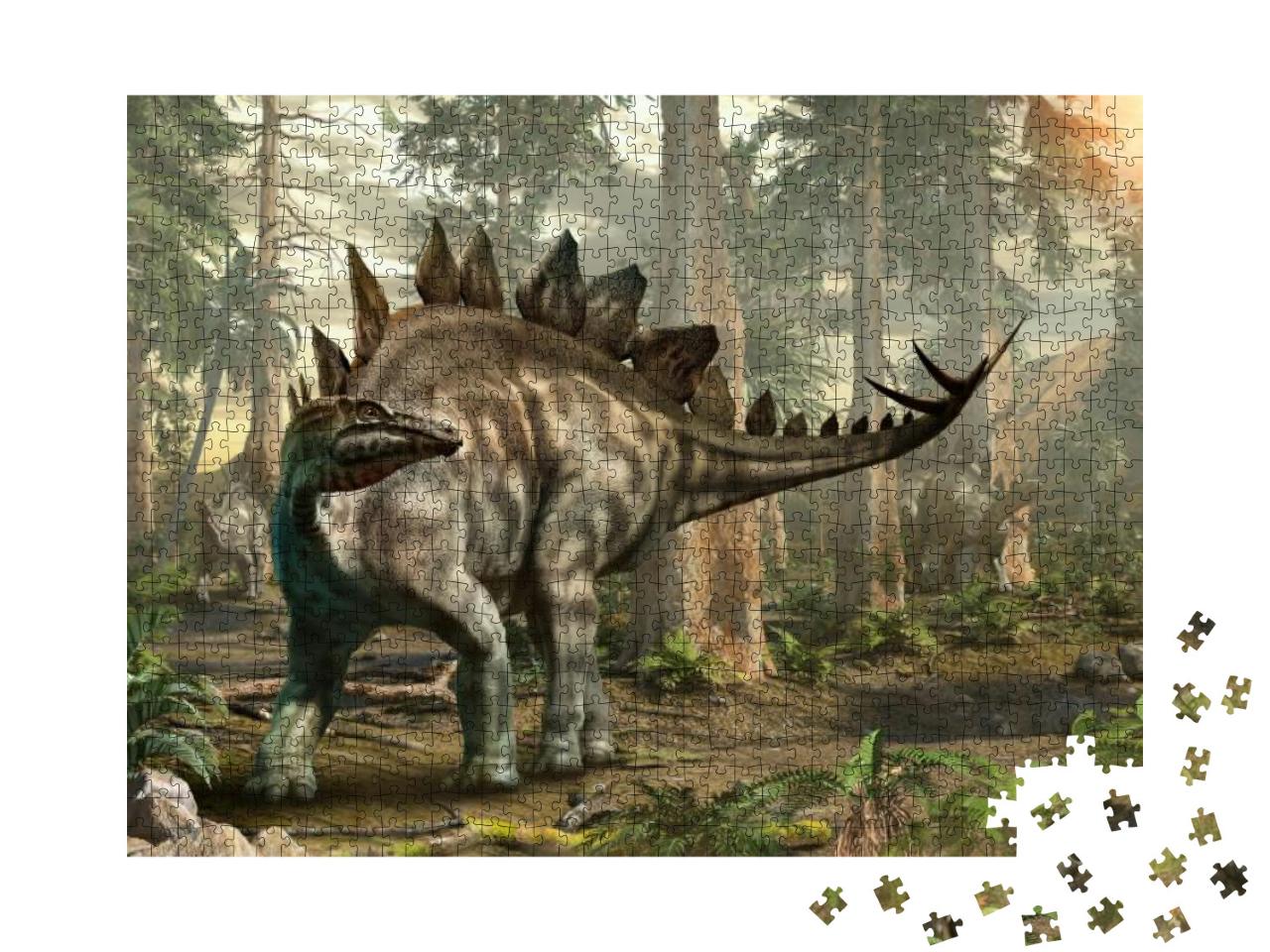 Puzzle 1000 Teile „Stegosaurus “