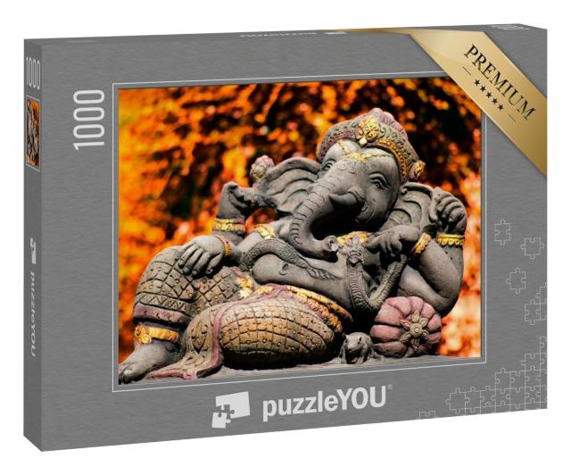 Puzzle 1000 Teile „Ganesha ist der Gott des Erfolgs im Hinduismus und Buddhismus“
