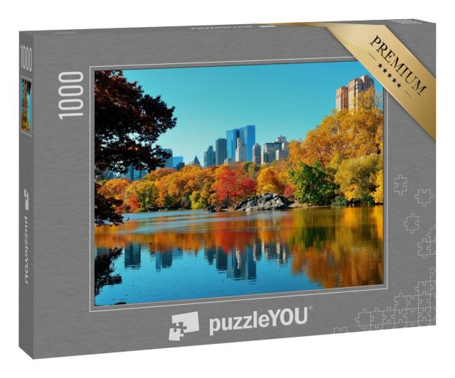 Puzzle 1000 Teile „Herbstlicher Central Park, Manhattan, New York City“