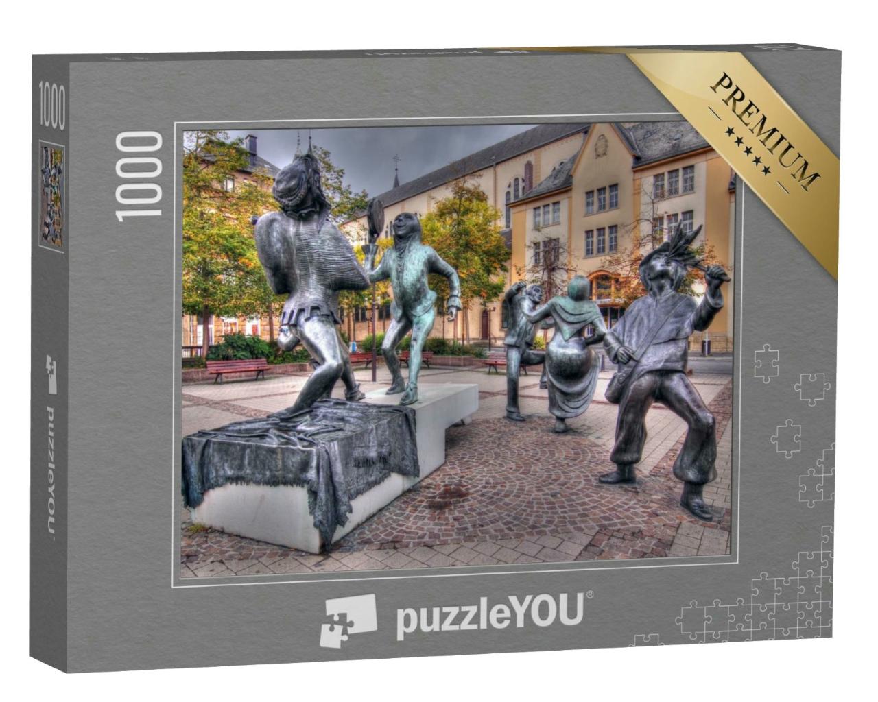 Puzzle 1000 Teile „Bildhauerei in Luxemburg“
