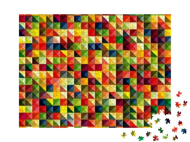 Puzzle 1000 Teile „Buntes abstraktes Muster“