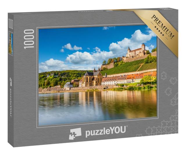 Puzzle 1000 Teile „Festung Marienberg am Main in Würzburg, Bayern, Deutschland“