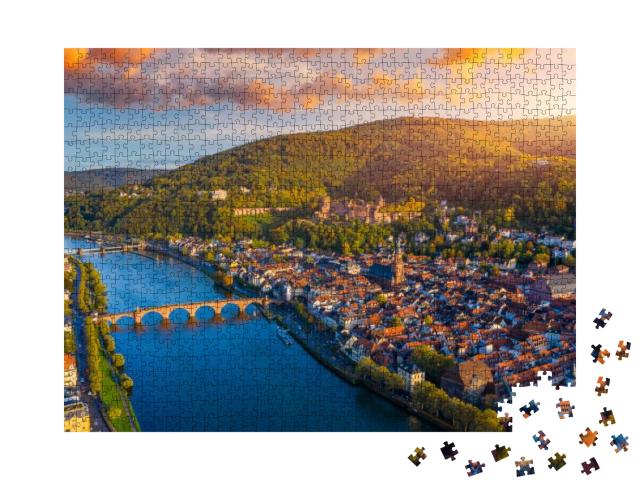 Puzzle 1000 Teile „Heidelberg am Neckar“