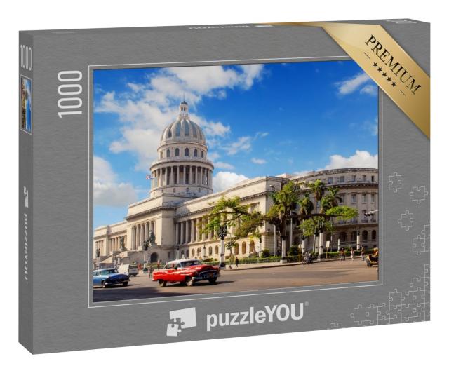 Puzzle 1000 Teile „Capitolio Gebäude, Havanna, Kuba“