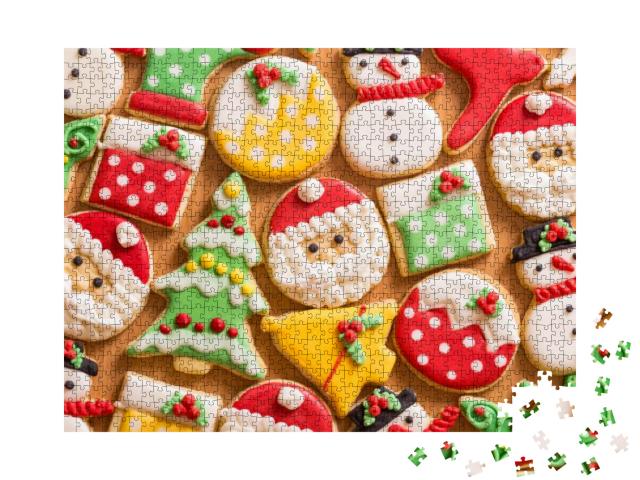 Puzzle 1000 Teile „Hausgemachte, leckere Weihnachtsplätzchen“