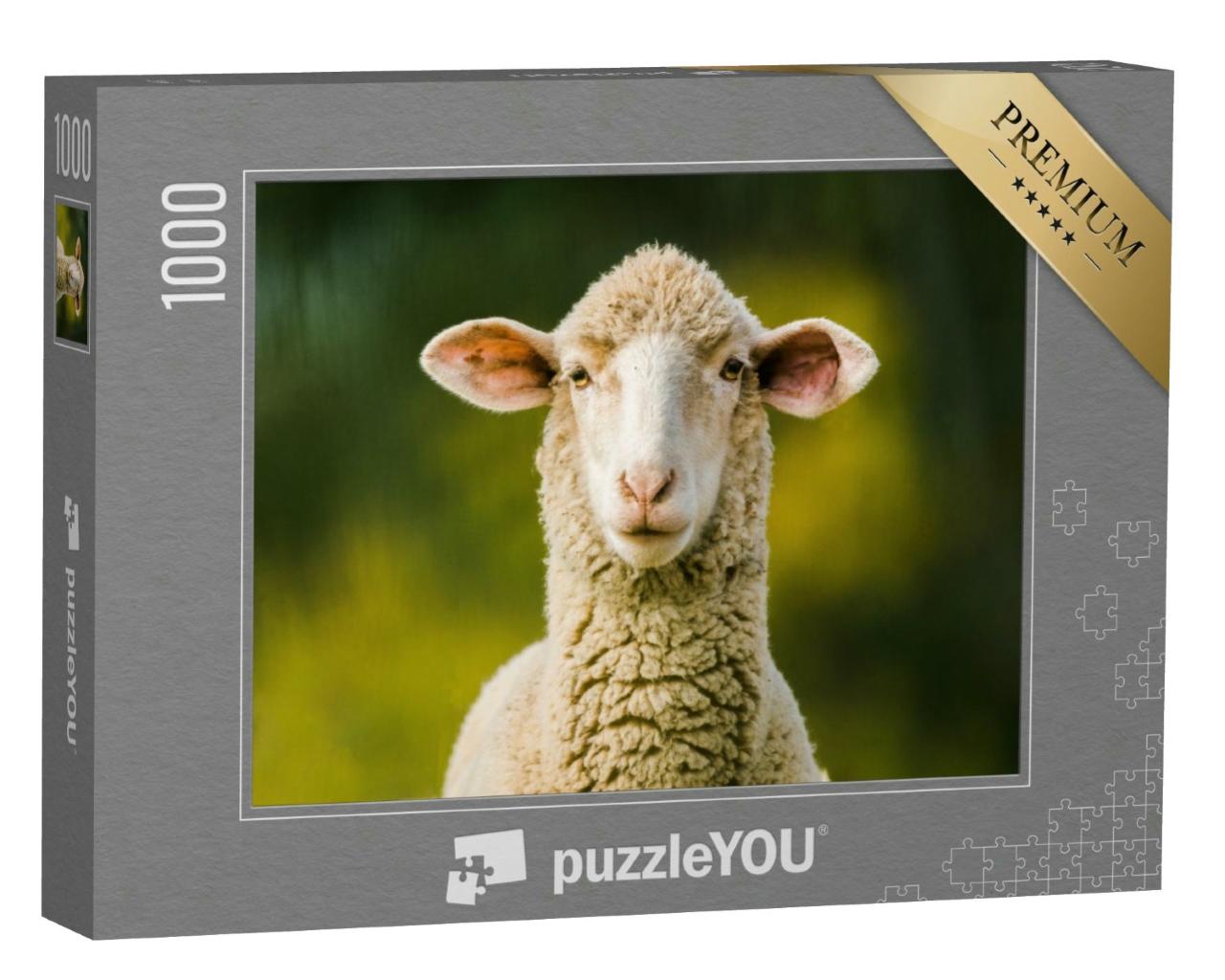 Puzzle 1000 Teile „Portrait eines Schafes“