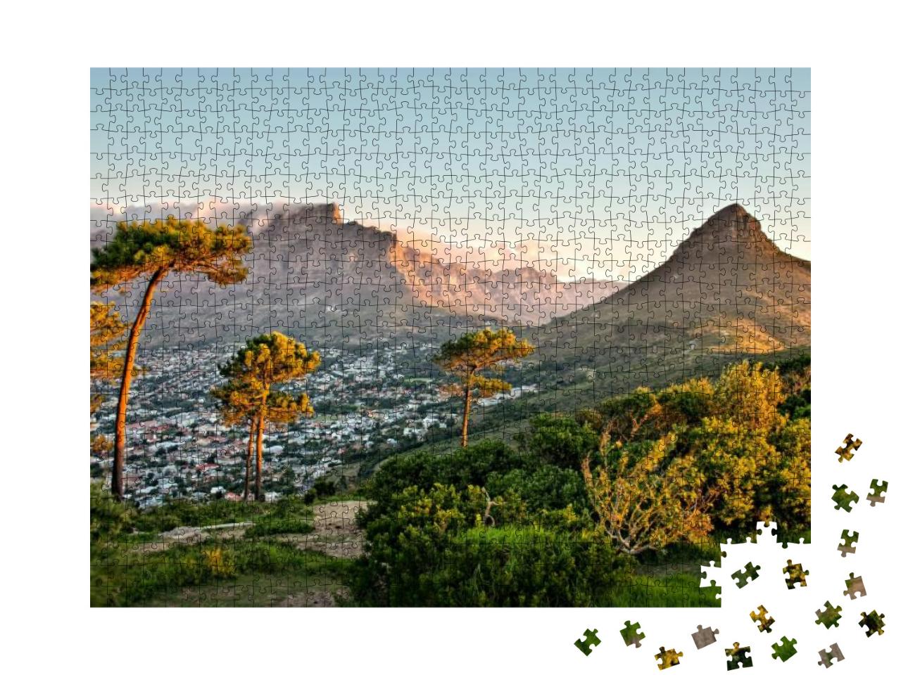 Puzzle 1000 Teile „Signal Hill in Kapstadt, Südafrika“