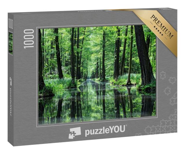 Puzzle 1000 Teile „Spreewald-Kanal, Deutschland“