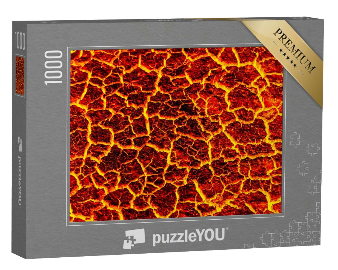 Puzzle 1000 Teile „Rote Lava“
