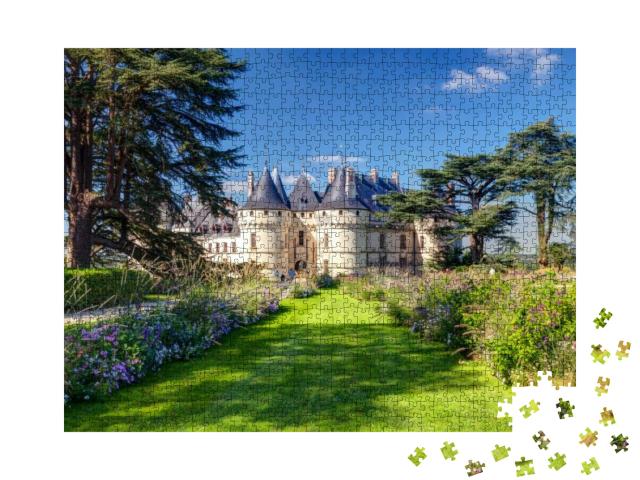 Puzzle 1000 Teile „Märchenschloss: Chateau d'Usse im Loire-Tal, Frankreich“