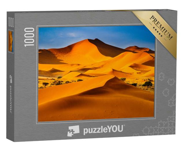 Puzzle 1000 Teile „Wüste von Namibia: eine Düne in der Sonne“