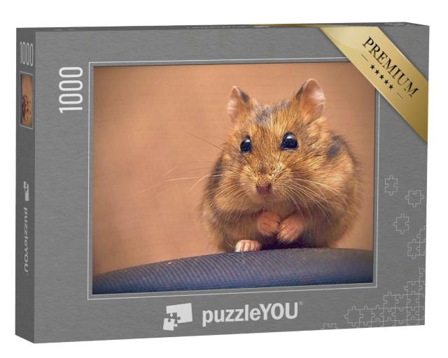 Puzzle 1000 Teile „Süßer brauner Hamster“