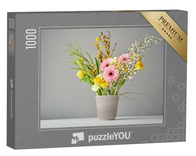 Puzzle 1000 Teile „Blumenstrauß mit Schnittblumen“