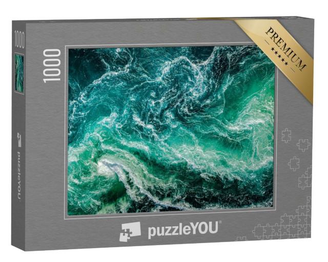 Puzzle 1000 Teile „Strudel des Mahlstroms von Saltstraumen, Nordland, Norwegen“