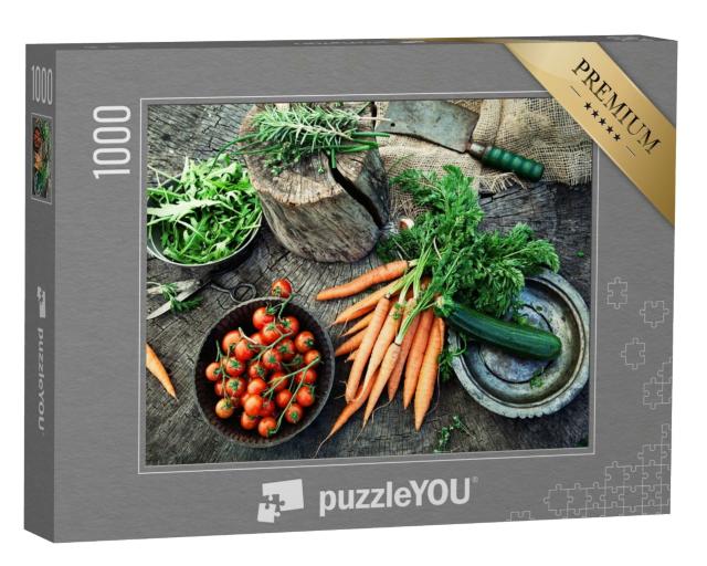 Puzzle 1000 Teile „Frisches Gemüse aus dem Garten“