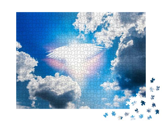 Puzzle 1000 Teile „Engel im Paradies“