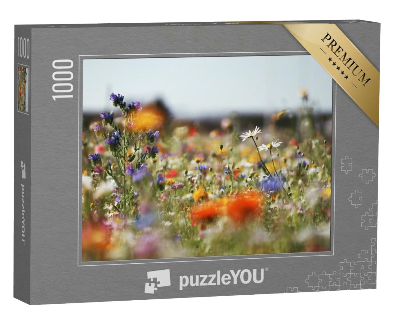 Puzzle 1000 Teile „Bunte Wiesenblumen“