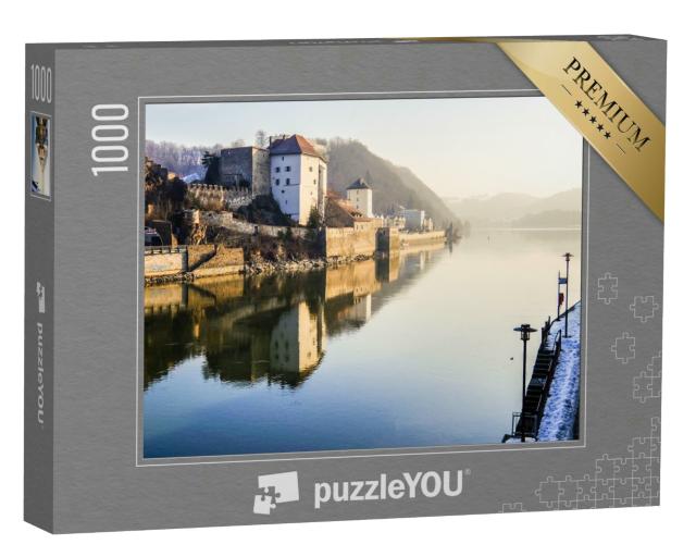 Puzzle 1000 Teile „Altstadt von Passau in Niederbayern“