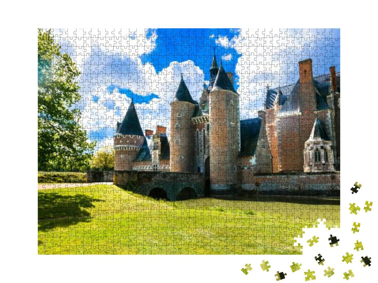 Puzzle 1000 Teile „Schlösser im Loire-Tal: Romantik in Frankreich“