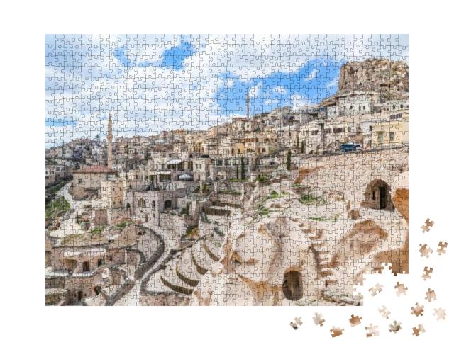 Puzzle 1000 Teile „Antike Stadt Uchisar, Kappadokien, Türkei“