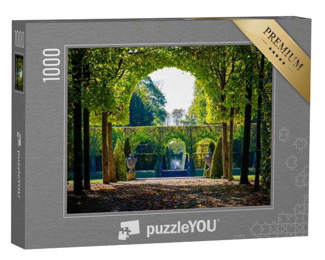 Puzzle 1000 Teile „Grüne Bäume im Schwetzinger Schlossgarten, Baden Württemberg“
