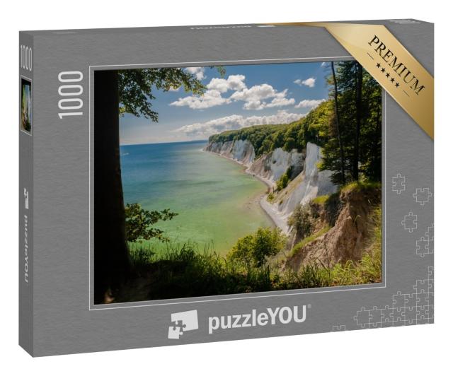 Puzzle 1000 Teile „Wunderschöne Kreidefelsen im Nationalpark Rügen“