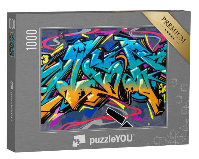 Puzzle 1000 Teile „Graffiti-Art Straßenkunst“