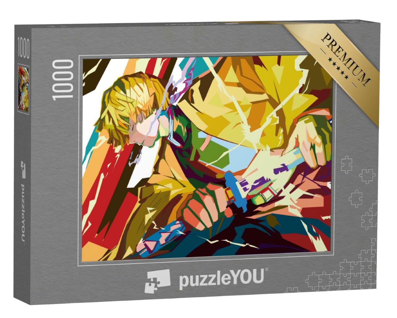 Puzzle 1000 Teile „Pop-Art-Anime kimetsu no yaiba“
