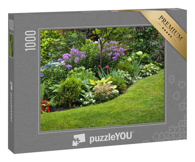 Puzzle 1000 Teile „Üppig angelegter Garten“