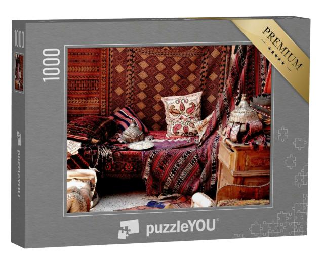Puzzle 1000 Teile „Teppichladen eines Basars, Türkei“