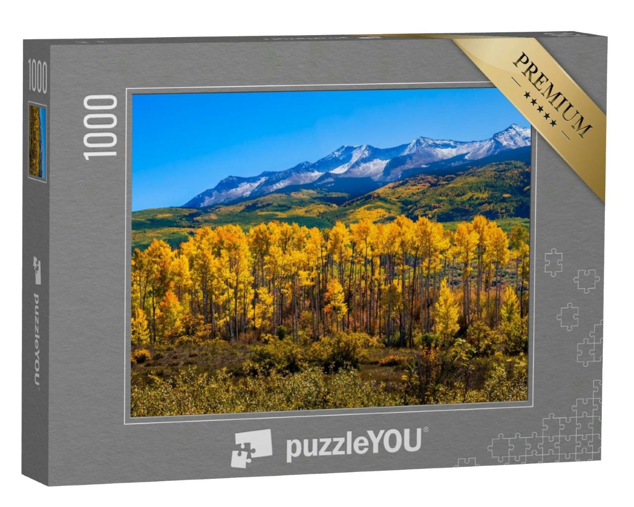 Puzzle 1000 Teile „Colorado mit Espenbäumen im Herbst“