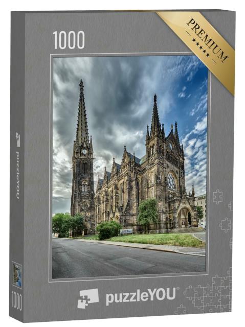 Puzzle 1000 Teile „Kirche Sankt Peter in Leipzig in Deutschland“