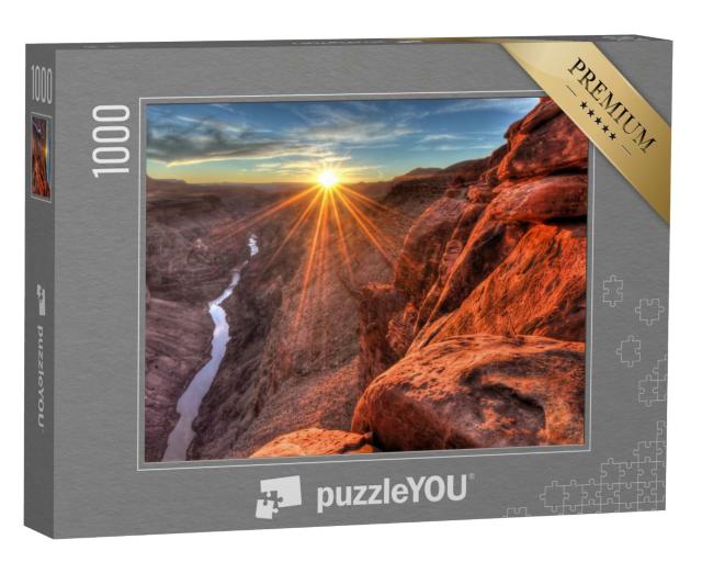Puzzle 1000 Teile „Sonnenuntergang am Toroweap, Grand Canyon National Park, Arizona“